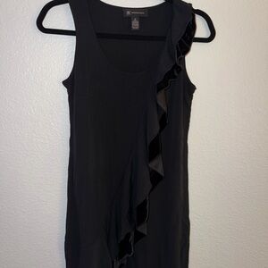 INC International Concepts Black Asymmetrical Dress